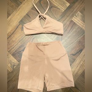 CSB - Crop Shop Boutique Active Set in Dune (SMALL)